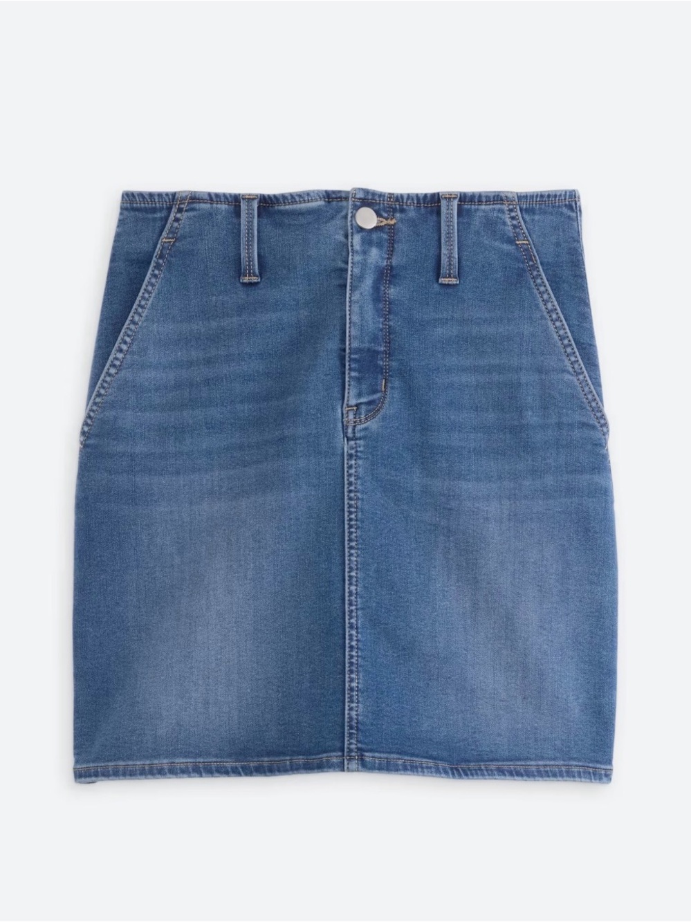 41 Hawthorn Lyric High Waisted Mini Skirt Blue Size 4 NWT STITCH FIX - Picture 4 of 11